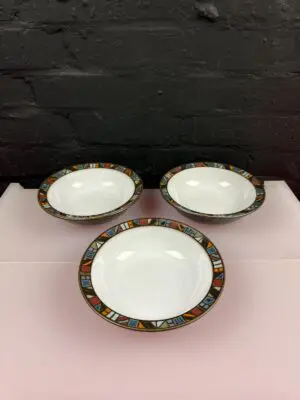 Denby Marrakesh Cereal Bowls 18 cm Wide Set of 3