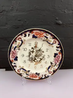 Masons Ironstone Blue Mandalay Dinner Plate 26.5cm Wall Clock Romney Not Working