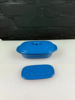 Petite Maison By Wildly Delicious Covered / Lidded Cheese Butter Dish 3 Piece