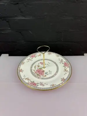 Royal Doulton Canton H5052 Round Handled Cake Dinner Plate 27 cm Wide One Tier
