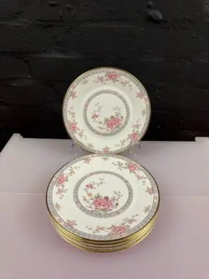 Royal Doulton Canton H5052 Salad Plates 20.5 cm Wide Set of 7
