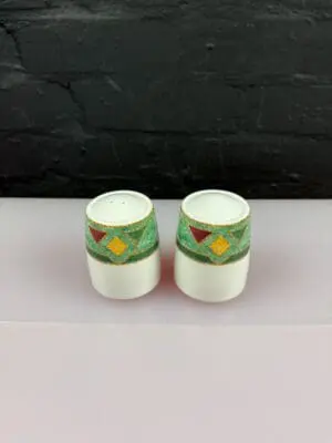 Royal Doulton Japora Salt and Pepper Pots / Cruet Set 8.5 cm High