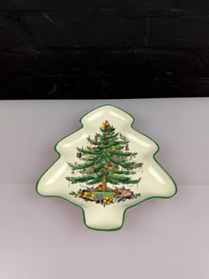 Spode Christmas Tree Shaped Serving Tray 23 cm x 21 cm