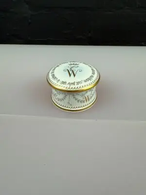 The Royal Collection Prince William and Catherine Middleton 2011 Trinket Box