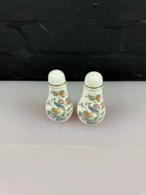 Wedgwood Kutani Crane Salt and Pepper Pots Cruet 2 Sets Available