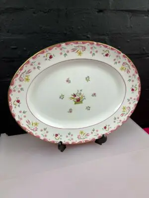 Wedgwood Williamsburg Bianca Oval Carving Serving Platter Plate 44 cm x 34 cm