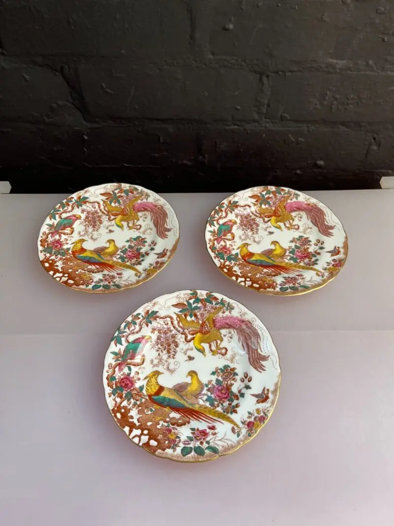 3 x Royal Crown Derby Olde Avesbury A73 Tea / Side Plates 16 cm 1901 1st Quality