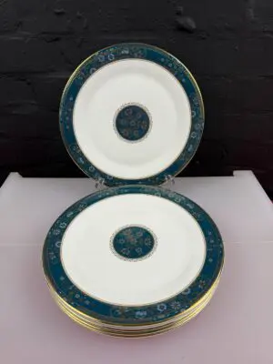 6 x Royal Doulton Carlyle Dinner Plates 27 cm Wide 2 Sets Available
