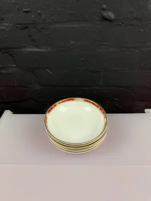 6 x Royal Doulton Sandon H5172 Soup / Cereal Bowls 7" Wide Set