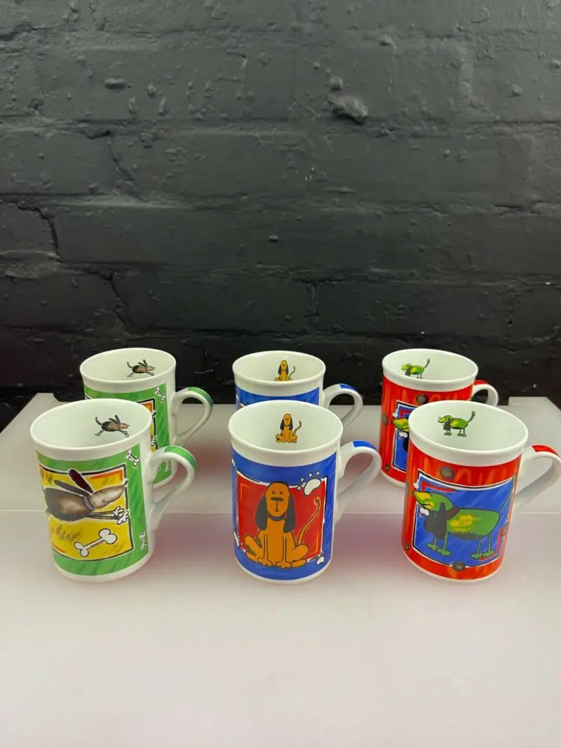 6-x-Trade-Winds-Mugs-Brand-New-Dogs-Collection-4-High-Set-224495491036 6 x Trade Winds Mugs Brand New Dogs Collection 4" High Set