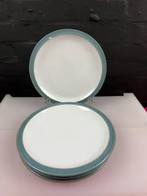 Denby Azure Dinner Plates 10.5" Wide 1st Quality 2 Sets of 4 Available