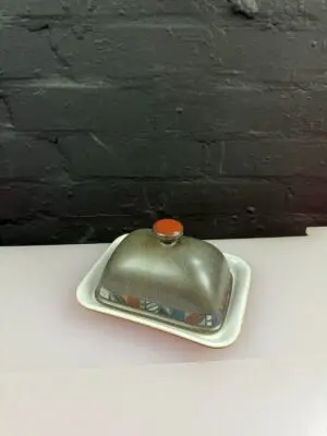 Denby Marrakesh / Knob Handle Covered / Lidded Butter Dish 1st Quality
