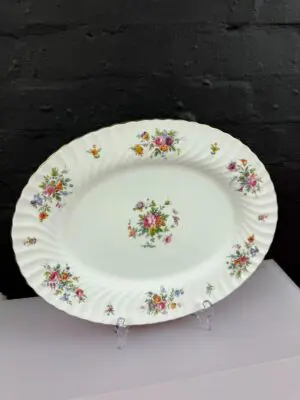 Minton Marlow Large Oval Carving Serving Platter Plate 15.5" x 12" 2 Available