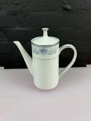 Noritake Blue Hill 2482 Large Coffee Pot 2.5 Pints