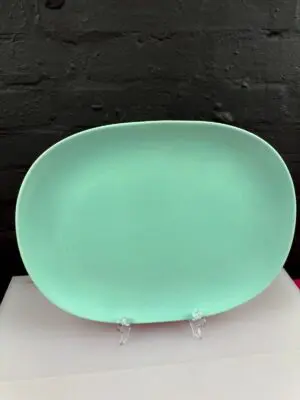 Poole Twintone Ice Green Large Carving Serving Platter Plate 41.5 cm x 31.5 cm