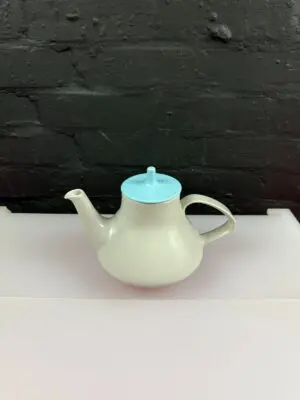 Poole Twintone Sky Blue Dove Grey Tea Pot 1.5 Pints ( 1 )