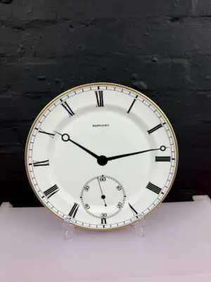 Ralph Lauren Wedgwood Pocketwatch 31.5 cm Charger Platter Plate Clock