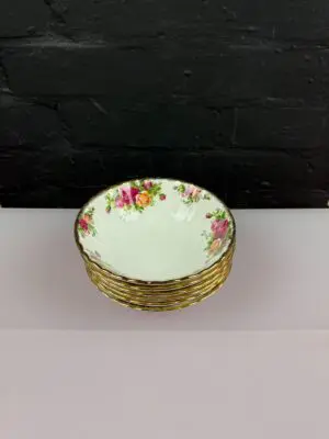 Royal Albert Old Country Roses Cereal Bowls 16 cm Wide Set of 6