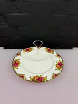 Royal Albert Old Country Roses Single Tier Cake Stand ( Dinner Plate 26.5 cm )