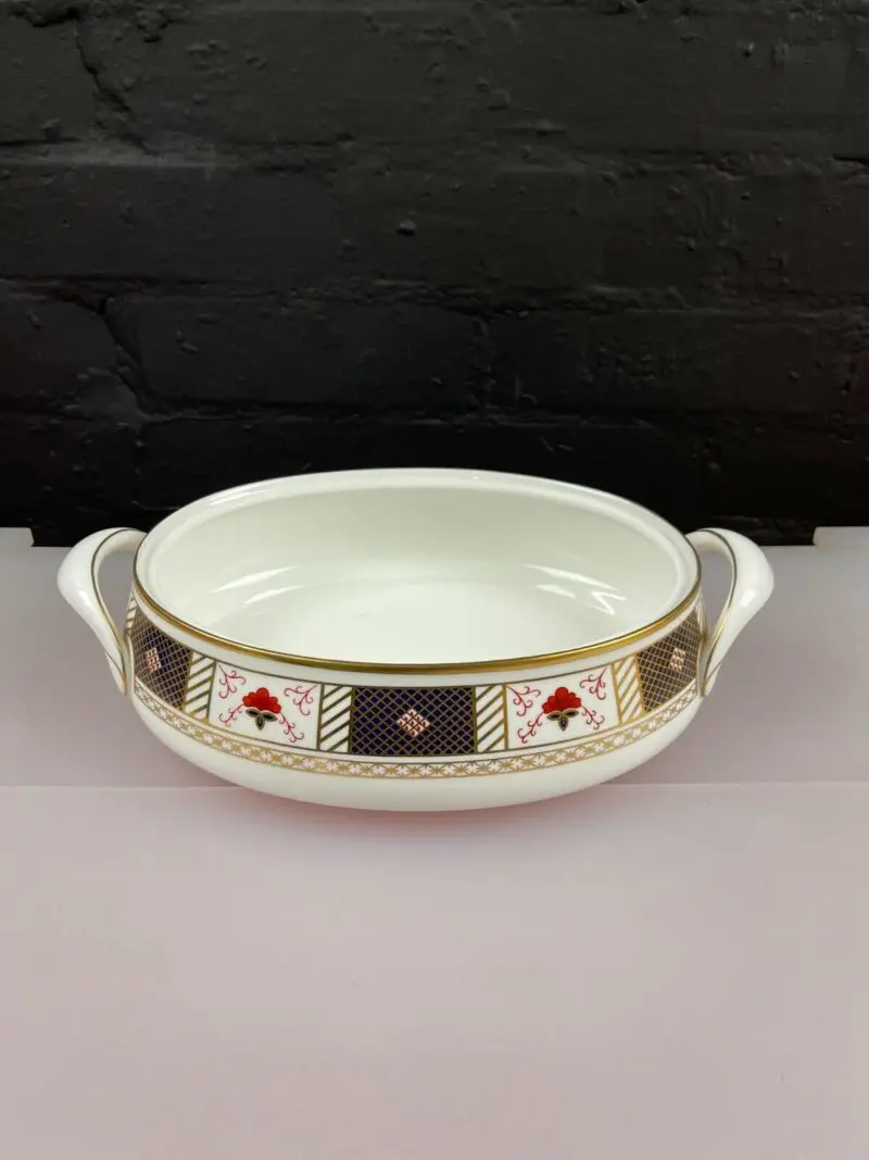 Royal Crown Derby Border A1253 2nd Quality Replacement Vegetable Dish Base