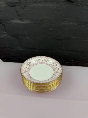 Royal Crown Derby Brittany A.1229 Cereal Bowls 6.5" Wide Set of 8