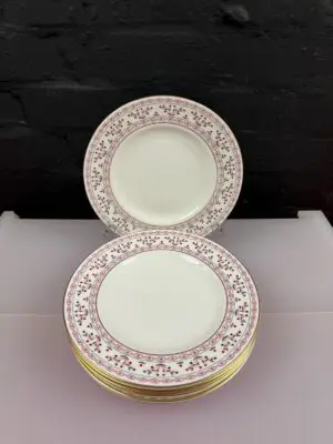Royal Crown Derby Brittany A.1229 Salad Plates 8.5" Wide 2 Sets of 8 Available