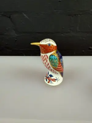Royal Crown Derby Hummingbird Paperweight Gold Stopper LIV 1994 1st Quality