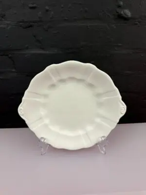 Royal Crown Derby Surrey Eared Cake / Bread Plate 24.5 cm Wide