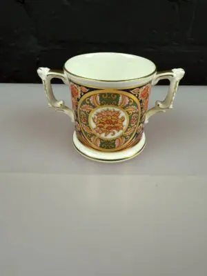 Royal Crown Derby With Love Loving Cup 3" High Millennium 2000 Imari