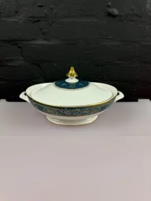 Royal Doulton Carlyle Oval Covered Handled Vegetable Serving Dish Tureen 2 Lots