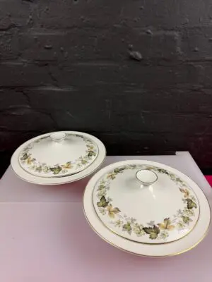 Royal Doulton Larchmont TC1019 Covered Vegetable Dishes Tureens Set of 2