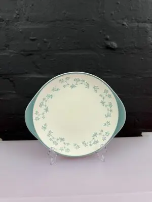 Royal Doulton Queenslace D.6447 Eared Cake / Bread Plate 10.5" Wide