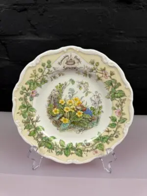 Vintage Royal Doulton Brambly Hedge Spring Salad Plate 8.25" Wide