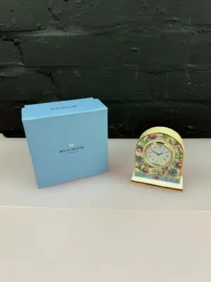 Wedgwood Sarah Mantle Clock Fully Working New Boxed 8.5 cm High