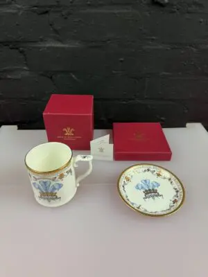 William Edwards Highgrove HRH Prince King Charles 60th Birthday Coaster Tankard