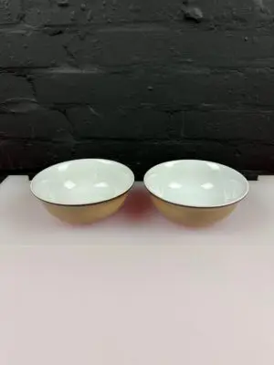 2 x Denby Viceroy Cereal Bowls 6.5" Wide Set
