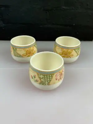 3 x Wedgwood Home Garden Maze Open Sugar Bowls Nuts Sweets Set