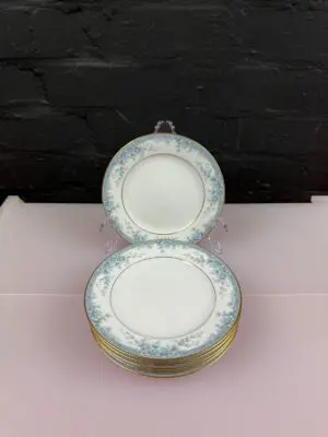 6 x Noritake Avalon 3390 Tea / Side Plates 16 cm Wide Set