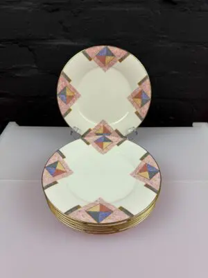 6 x Noritake Momentum 7734 Salad Plates 21 cm Wide 2 Sets Available