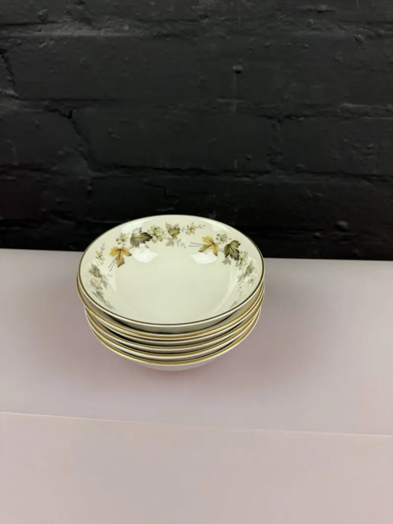 6 x Royal Doulton Larchmont TC1019 Fruit / Cereal Bowls 5.25" Wide Set