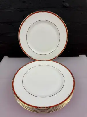 6 x Wedgwood Colorado Large Dinner Plates 27.5 cm Wide Set