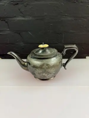 Antique MW&S Mark Willis And Son Silver Plated EPNS Sheffield Tea Pot