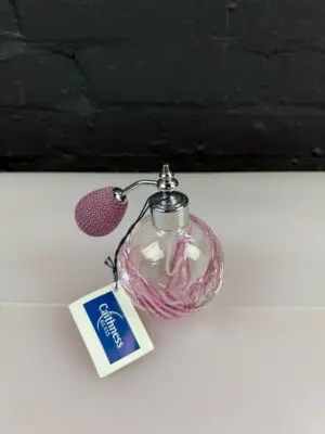 Caithness Glass Atomiser Perfume Scent Bottle New Pink Swirls