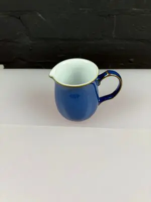 Denby Imperial Blue Milk / Cream Jug 4.25" High 0.5 Pint