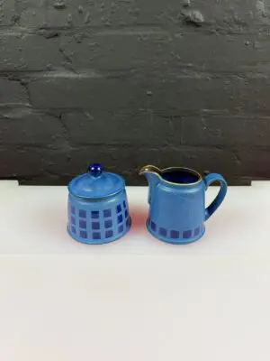 Denby Reflex Milk / Cream Jug and Covered Sugar Bowl Set