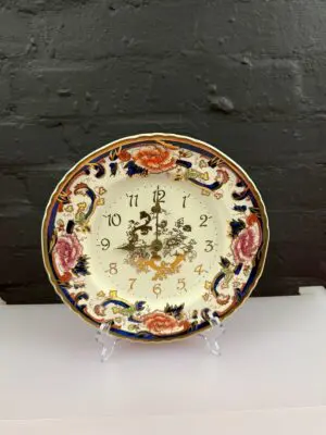 Masons Ironstone Blue Mandalay Dinner Plate 26.5cm Wall Clock Romney Not Working