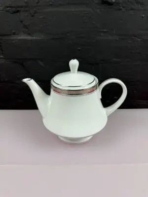 Noritake Legacy Platinum 4281 Tea Pot 2 Pints 2 Available
