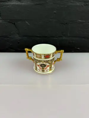 Royal Crown Derby Old Imari 1128 Love Loving Cup 3" High XLII 1979 1st Quality