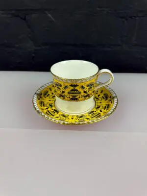 Royal Crown Derby Pompeii A.1288 Coffee Cup and Saucer Set