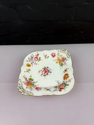 Royal Crown Derby Posies Acorn Handled Sweet Dish 22.5 cm x 4 cm XLI 1978 1st